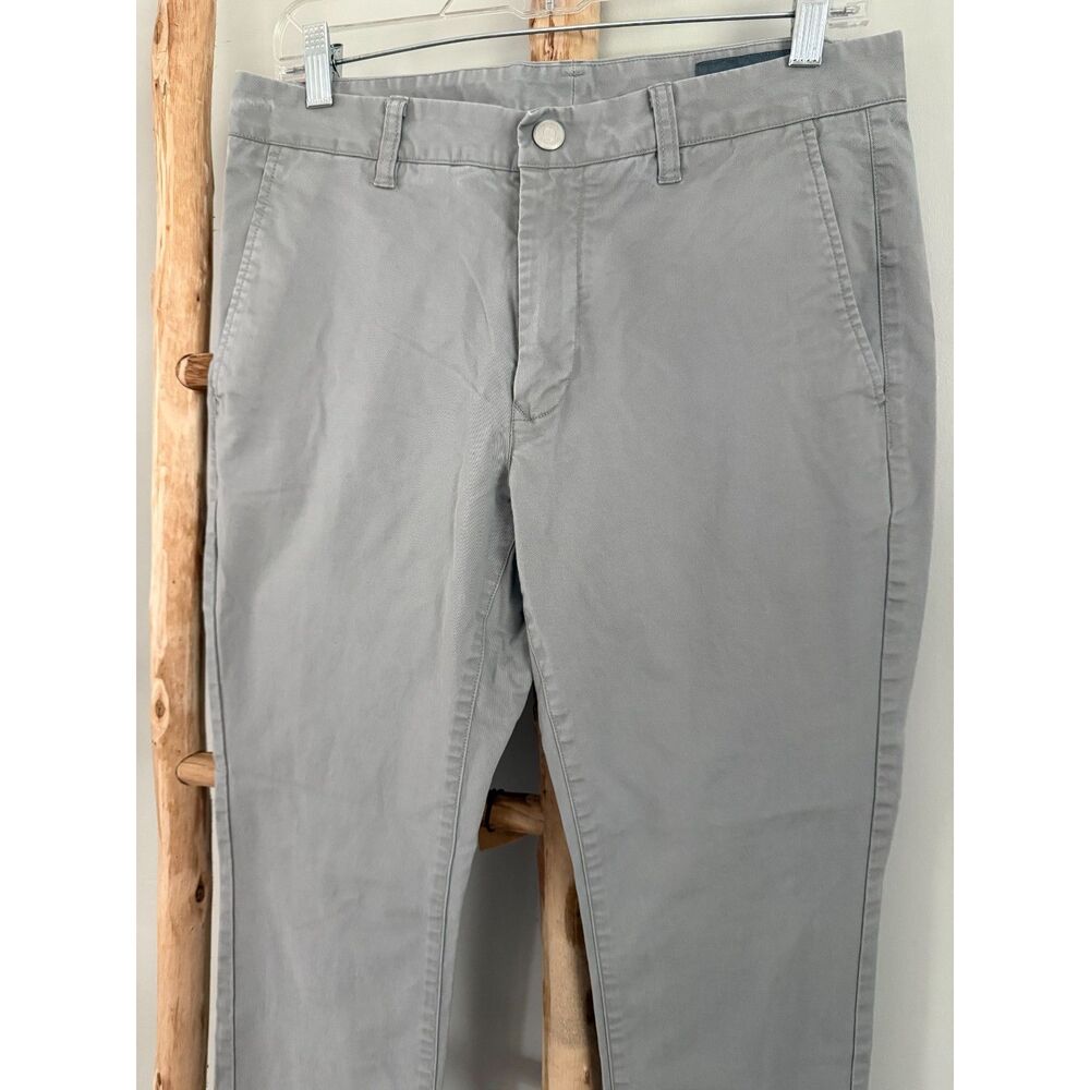 Bonobos Tailored Chino Pants Mens 31x30 Gray Slim Fit Stretch Casual Dress